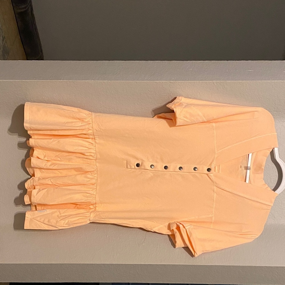FP Movement Hot Shot Henley Romper S Peach - Picture 7 of 11